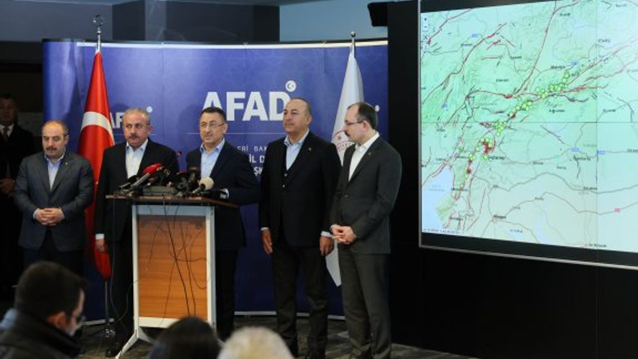 Fuat Oktay: “An itibarıyla 78 artçı depremin söz konusu”