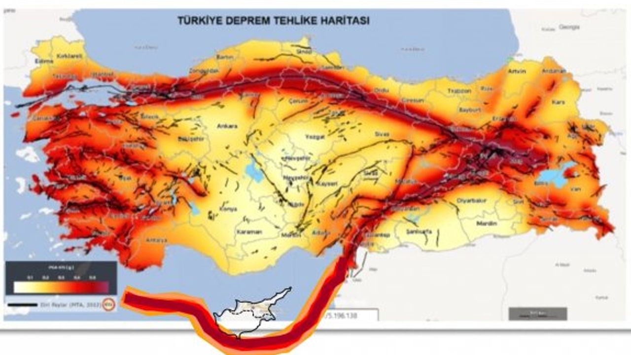 “KKTC birinci derece deprem kuşağında değil”