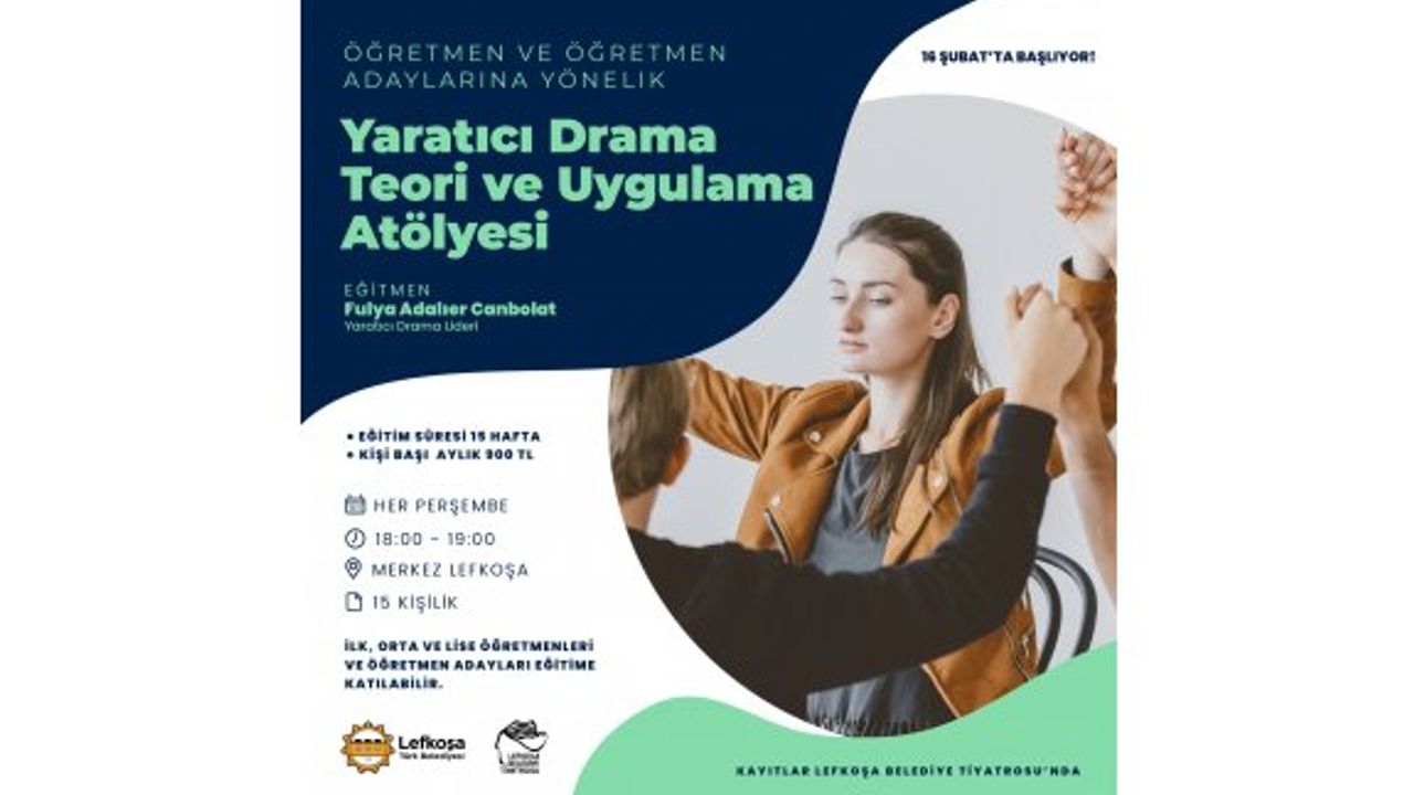 Lefkoşa Belediye Tiyatrosu yetişkinler için yeni iki kurs açıyor