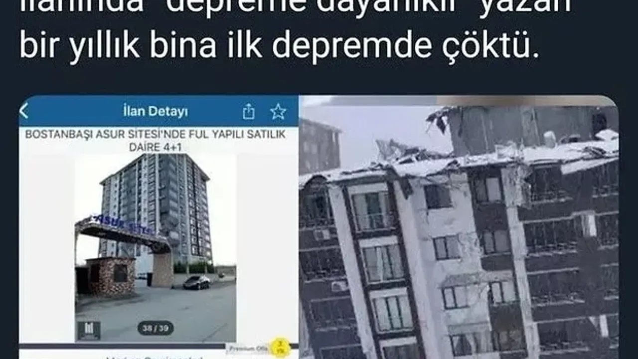 “Yeni” binalar kumdan kaleler gibi yıkıldı
