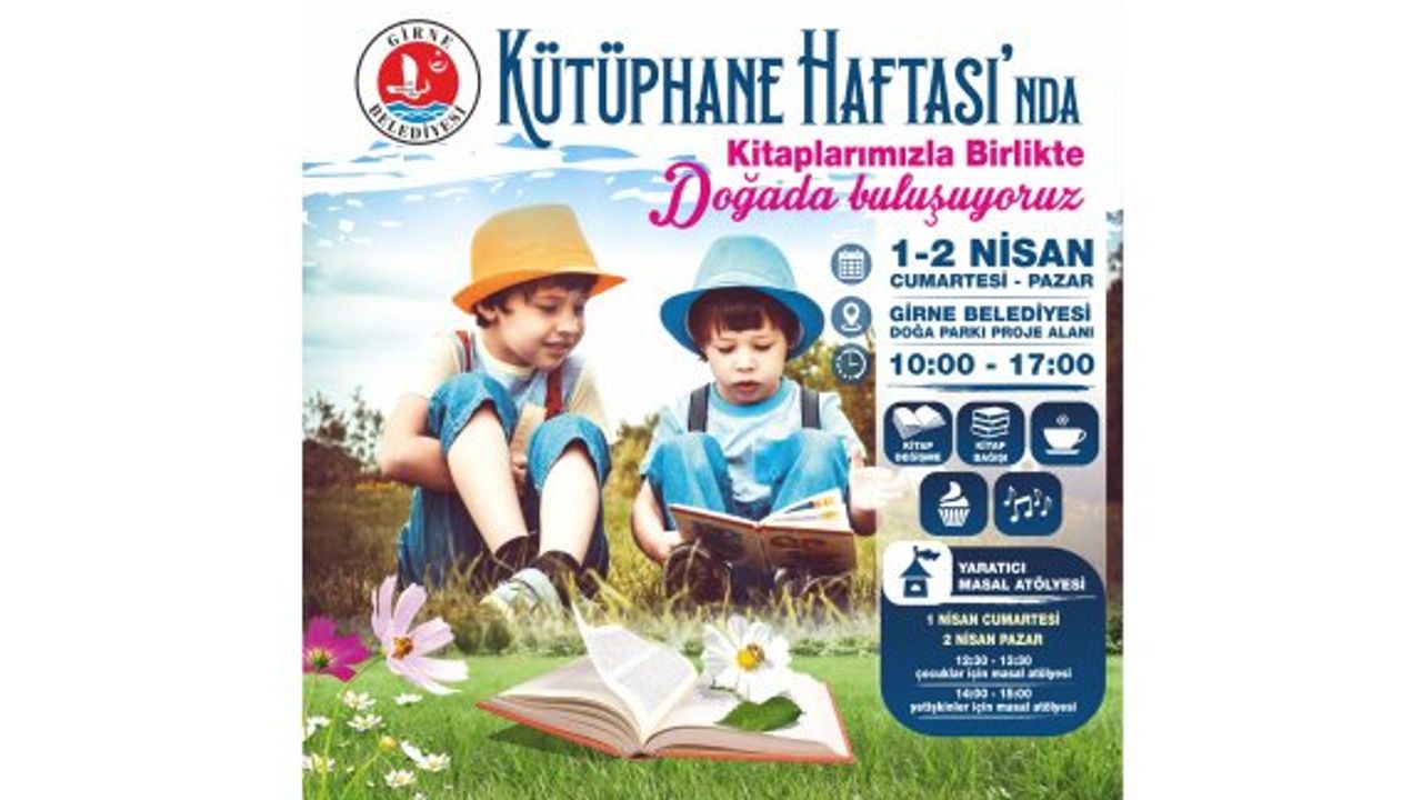 Girne Belediyesi okuma etkinliği düzenliyor