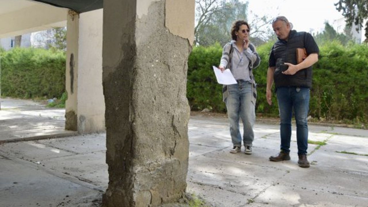 Lefkoşa'da binalarda  sağlamlık ve dayanıklılık denetimleri sürüyor