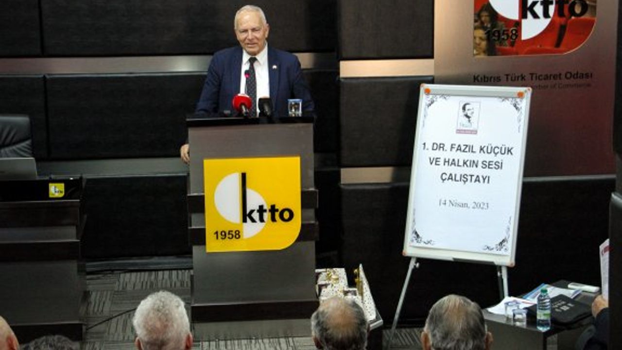 “1. Dr. Küçük ve Halkın Sesi Çalıştayı” KTTO Konferans Salonu’nda düzenlendi
