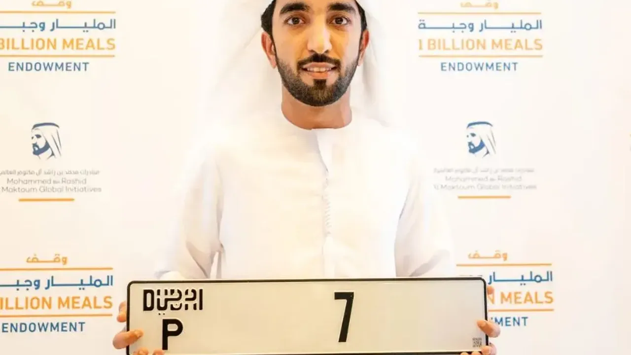 Dünyanın en pahalı araç plakası satıldı