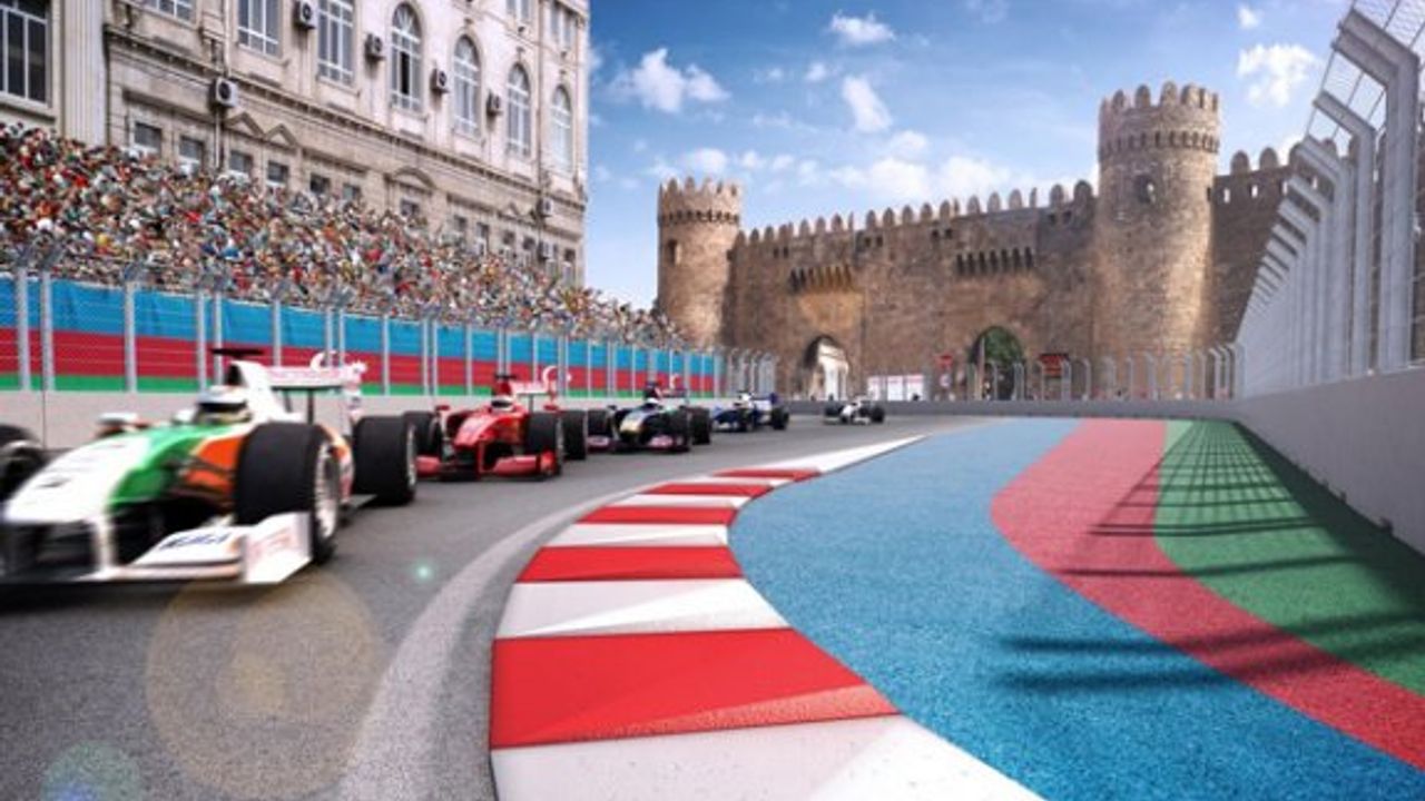 F1'de heyecan Bakü'de sürecek