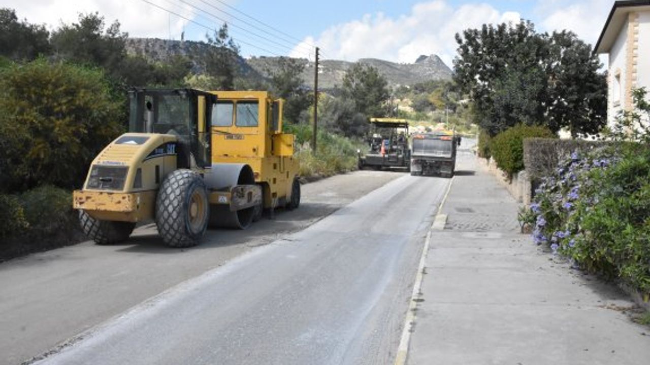 Girne-Lefkoşa anayolu “Kaçış Yolu” 1 ay içinde tamamlanıyor