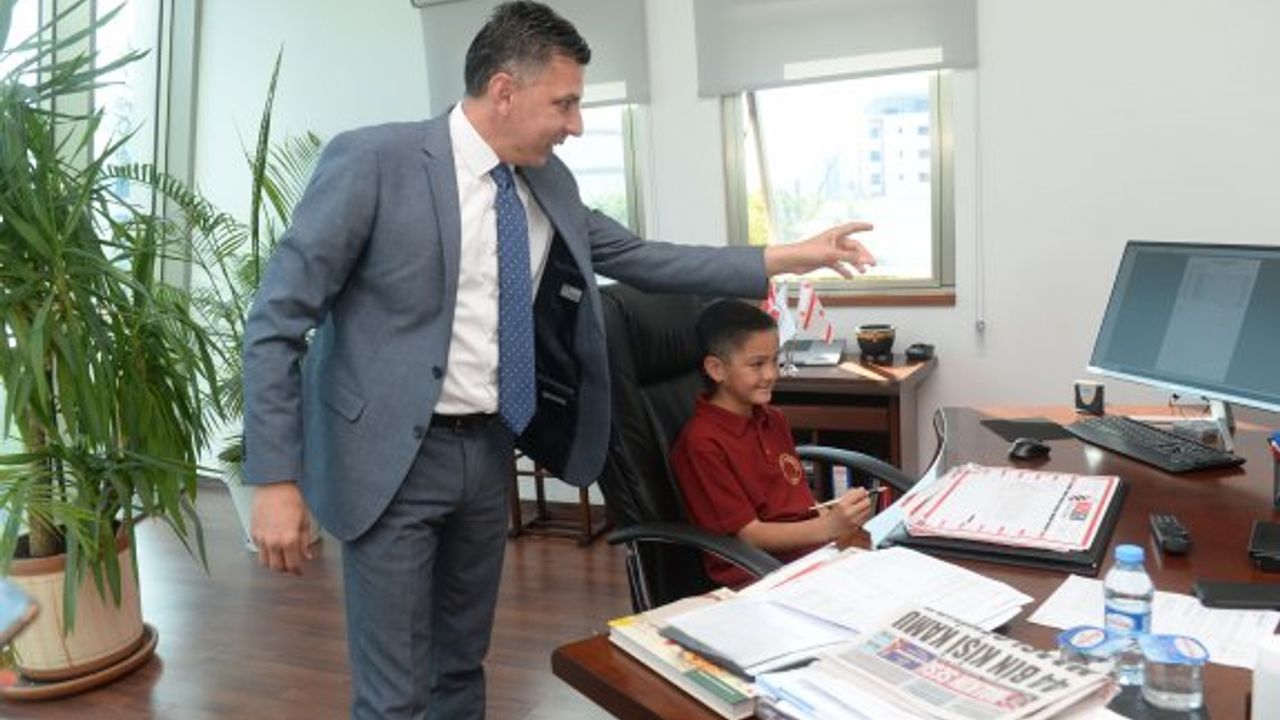 Gönyeli Alayköy’de bir günlüğüne başkan çocuklar oldu