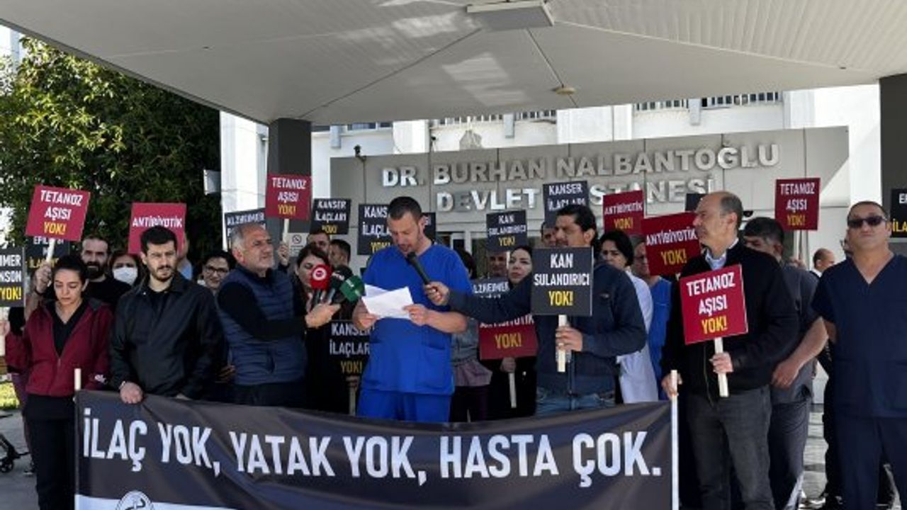 “İlaç yok, yatak yok, hasta çok”