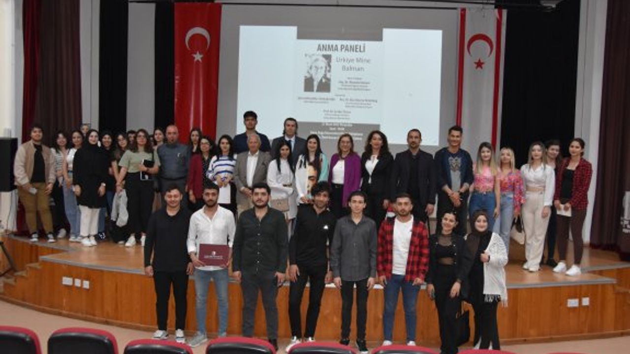 Kıbrıs Türk Şiirinin ilk kadın şairi Urkiye Mine Balman YDÜ’de anıldı