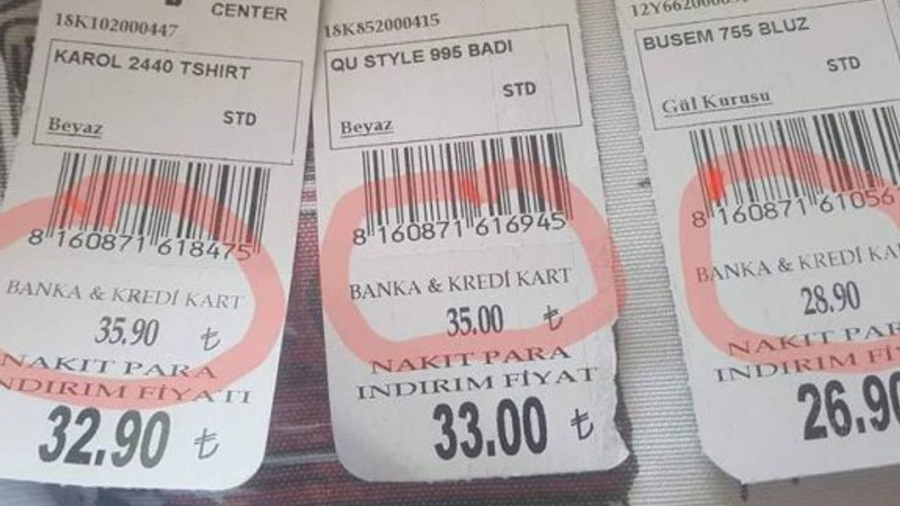 “Kredi kartına başka, nakite başka fiyat olmamalı”