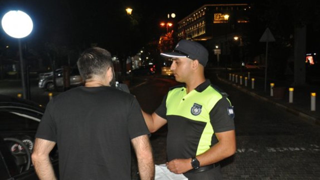 Polis denetimlerinde 18 sürücünün alkollü olduğu tespit edildi