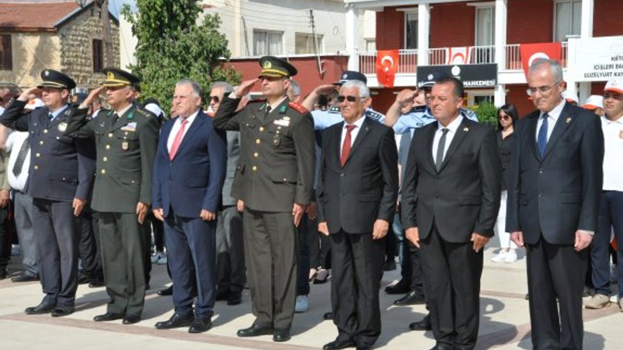 19 Mayıs Atatürk’ü Anma, Gençlik ve Spor Bayramı, Güzelyurt’ta kutlandı