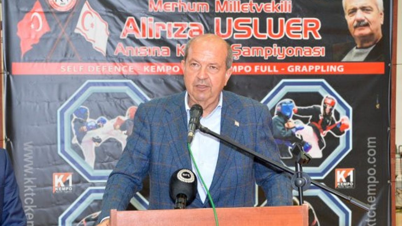 Cumhurbaşkanı Tatar Ali Rıza Usluer Anı Şampiyonası’na katıldı