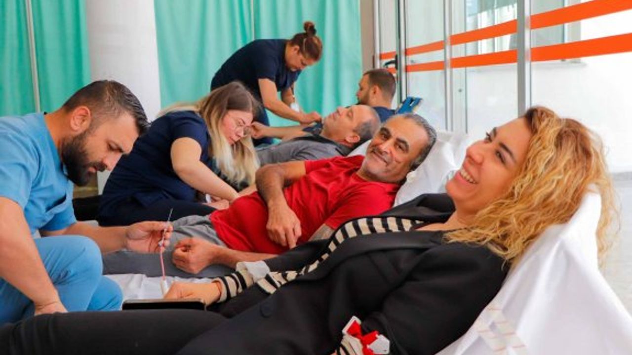 Gazimağusa Belediyesi’nde kan bağışı kampanyası düzenlendi