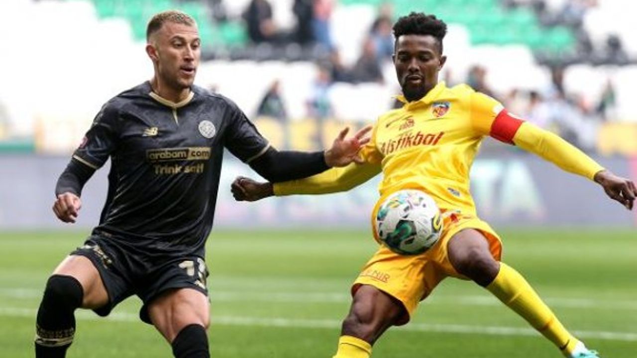 Konyaspor ile Kayserispor yenişemedi