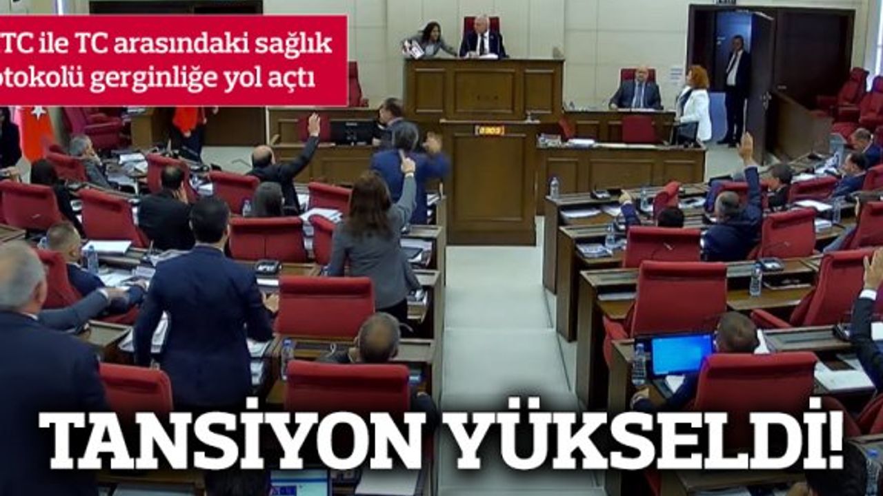 Mecliste "sağlık protokolü" gerginliği