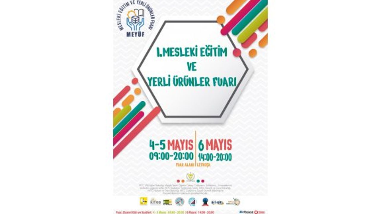 Ⅰ. Mesleki eğitim ve yerli ürünleri fuarı yarın başlıyor
