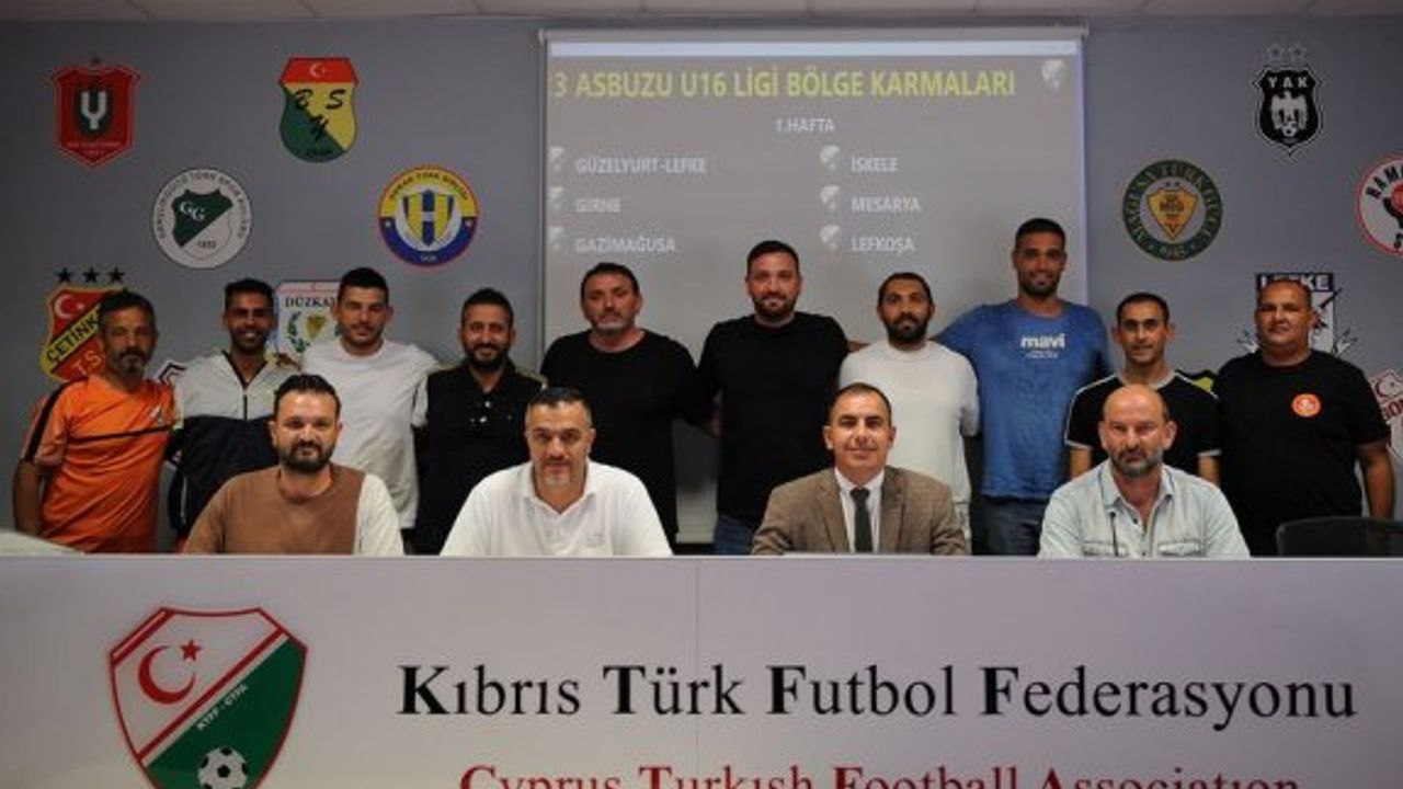 U16 Ligi bölge karmaları sahaya inecek