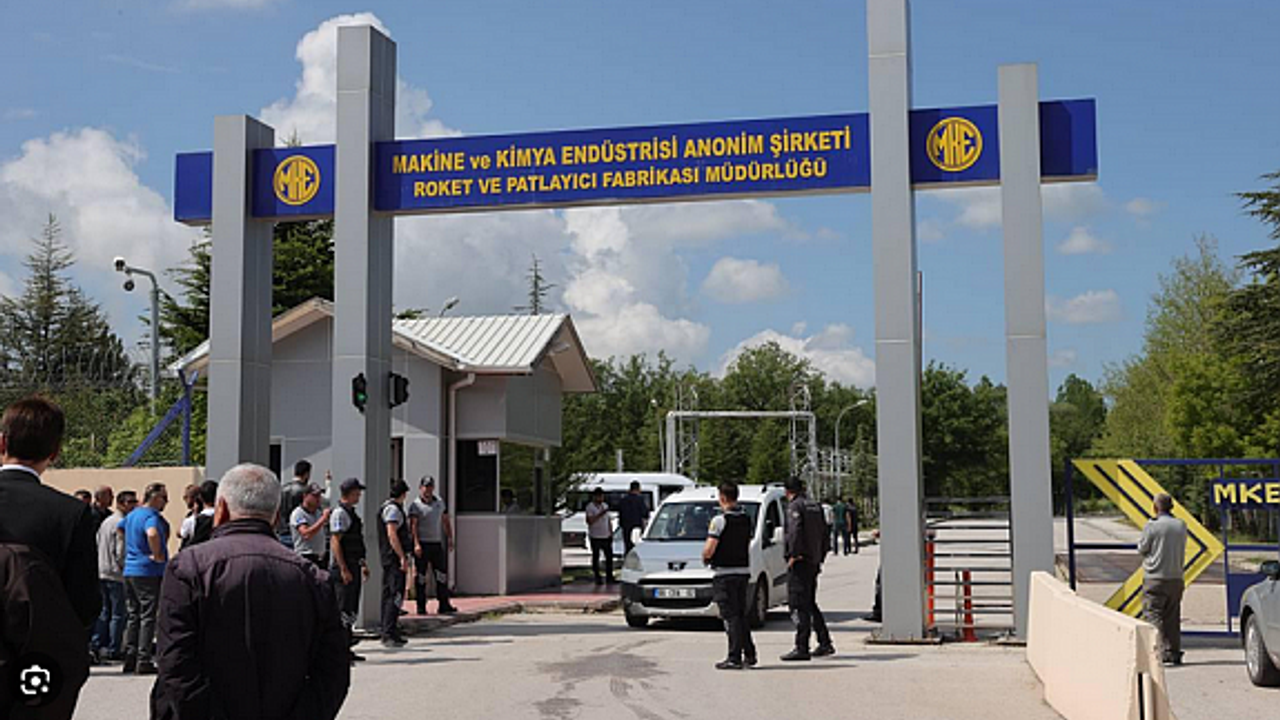 Ankara'daki MKE Roket ve Patlayıcı Fabrikası'nda patlama