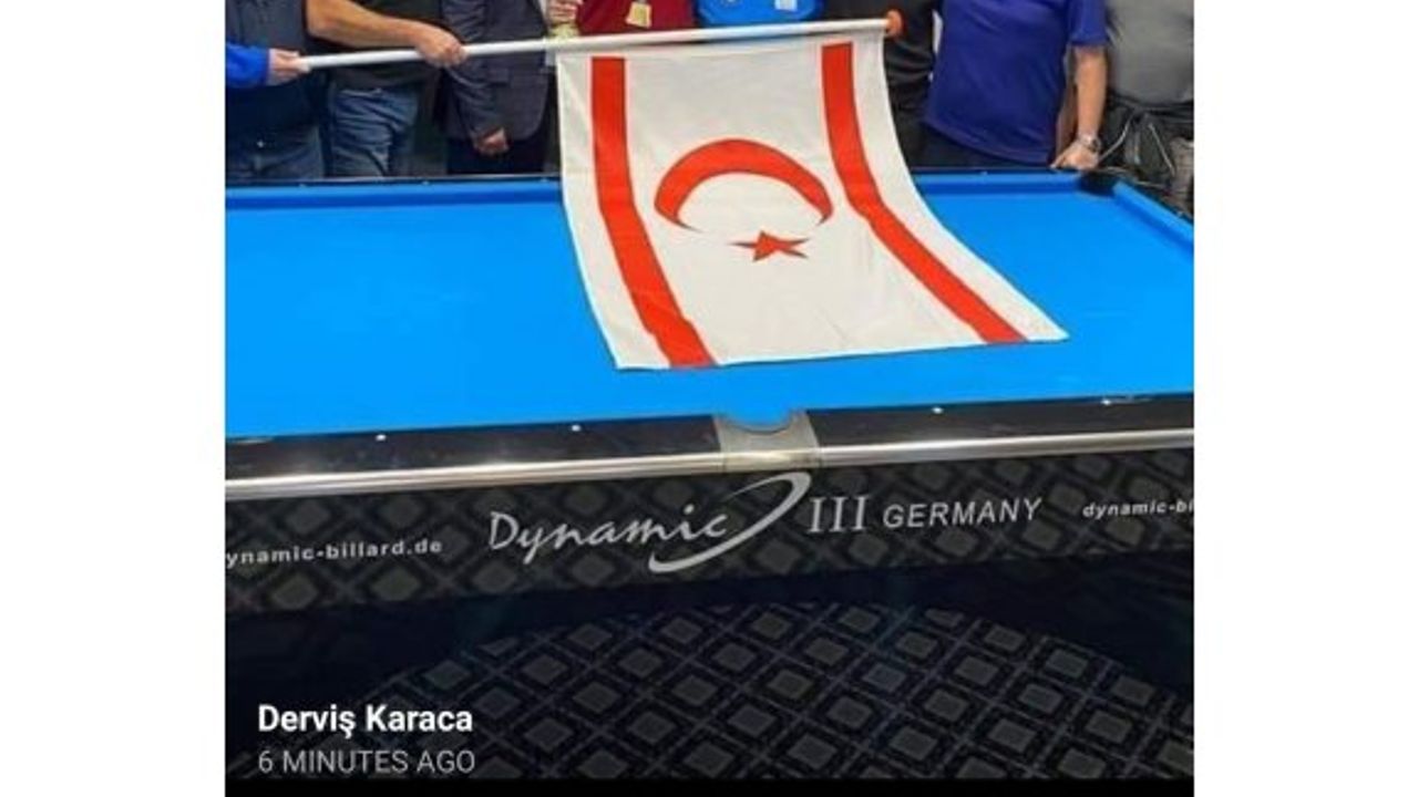 Avrupa Bilardo Şampiyonası’nda Rum sporcudan hükümetine veryansın
