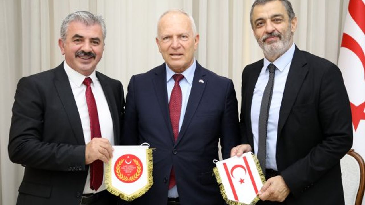 Töre KKTC Telsim heyetini kabul etti