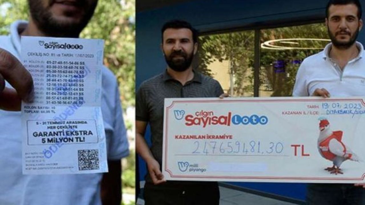 60 liralık kuponla tarihin en büyük ikramiyesini kazandı