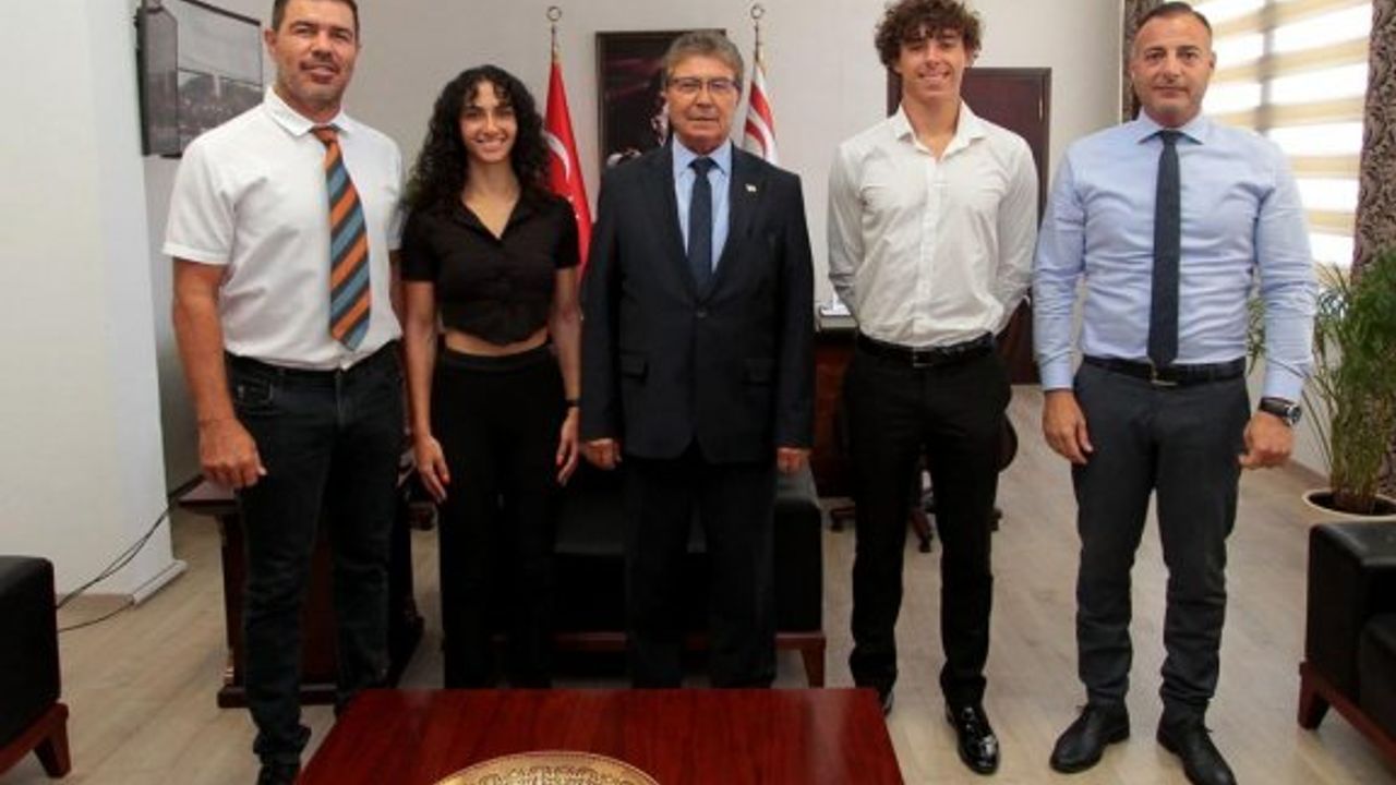 Başbakan Üstel, Taygun ve Doğa’yı kabul etti