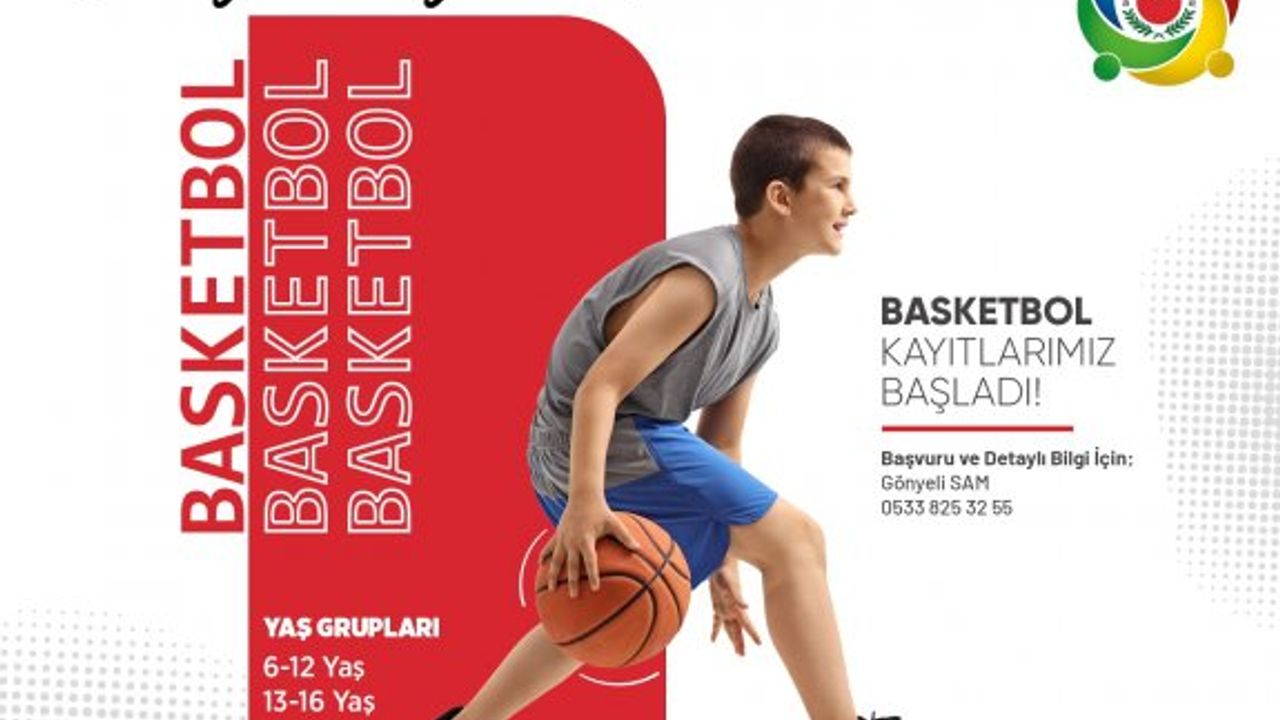 Gönyeli SAM’da 6-12 yaş ve 13-16 yaş basketbol kursları başlıyor