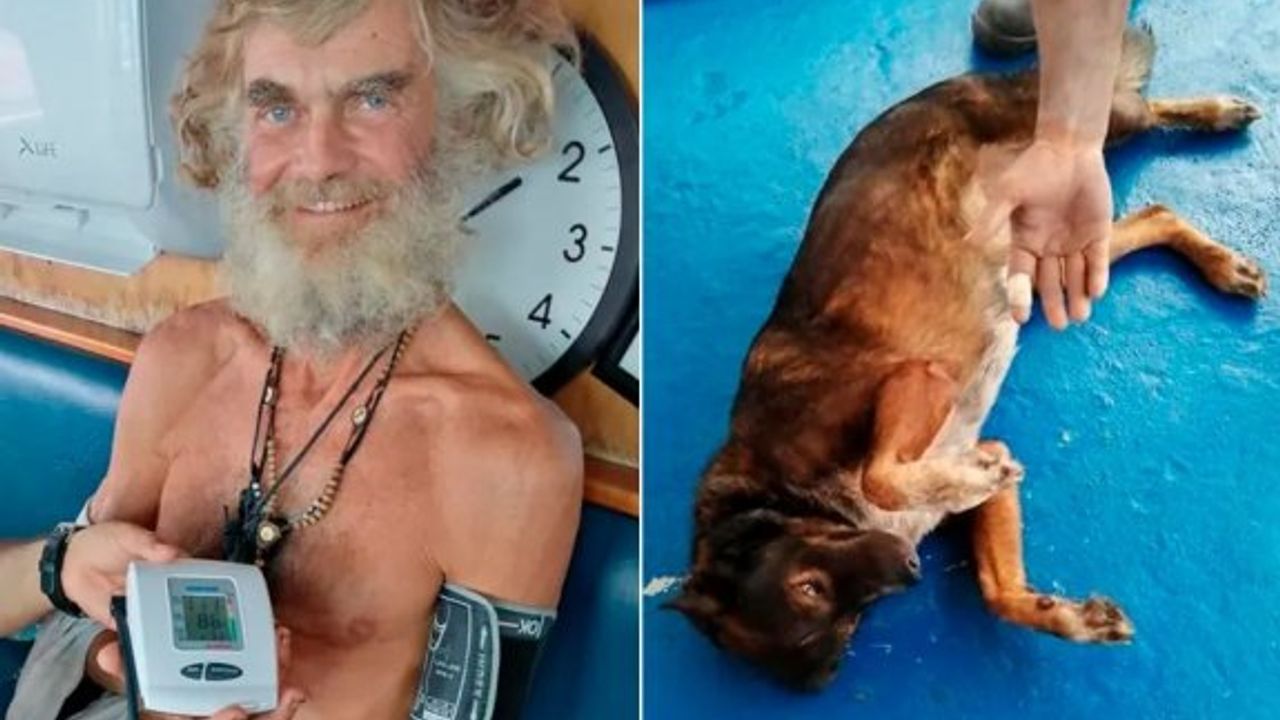 Köpeğiyle Pasifik Okyanusu'nda iki ay hayatta kalmayı başardı