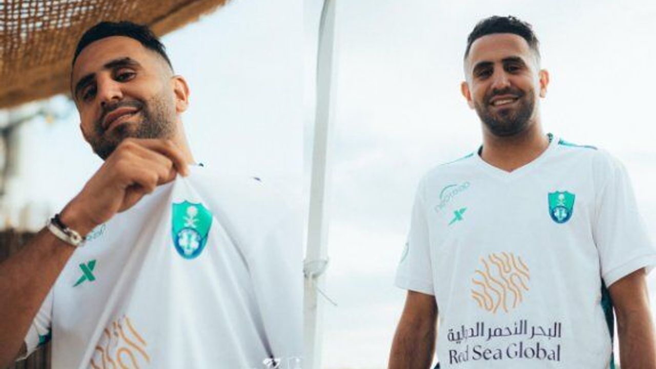 Riyad Mahrez de Suudi Arabistan'da