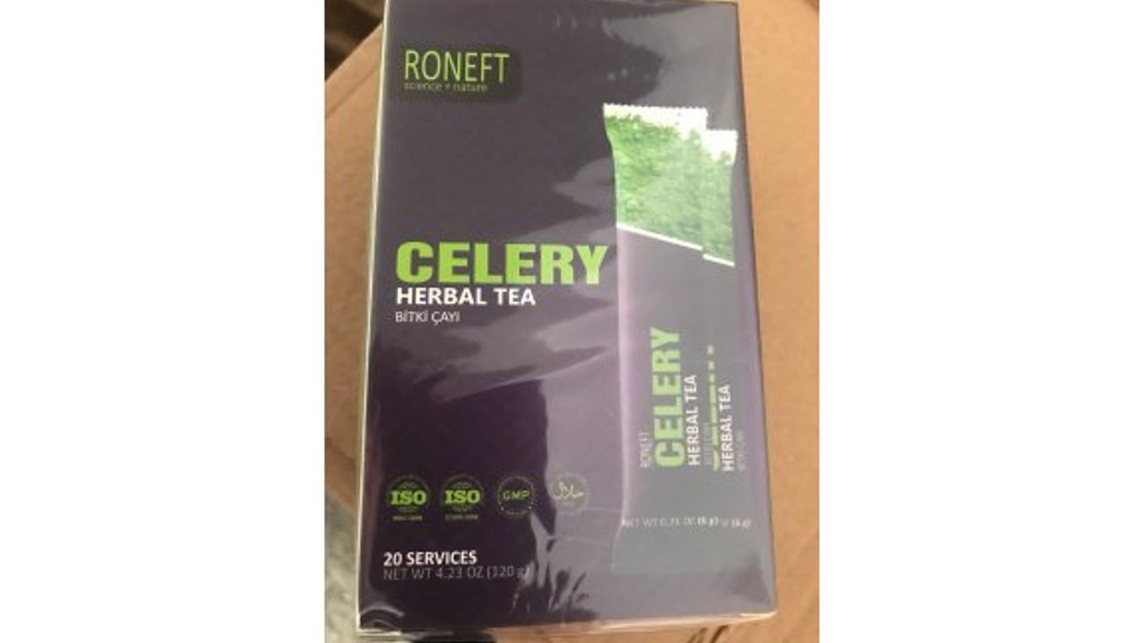 Celery Bitki Çayları piyasadan toplatılıyor