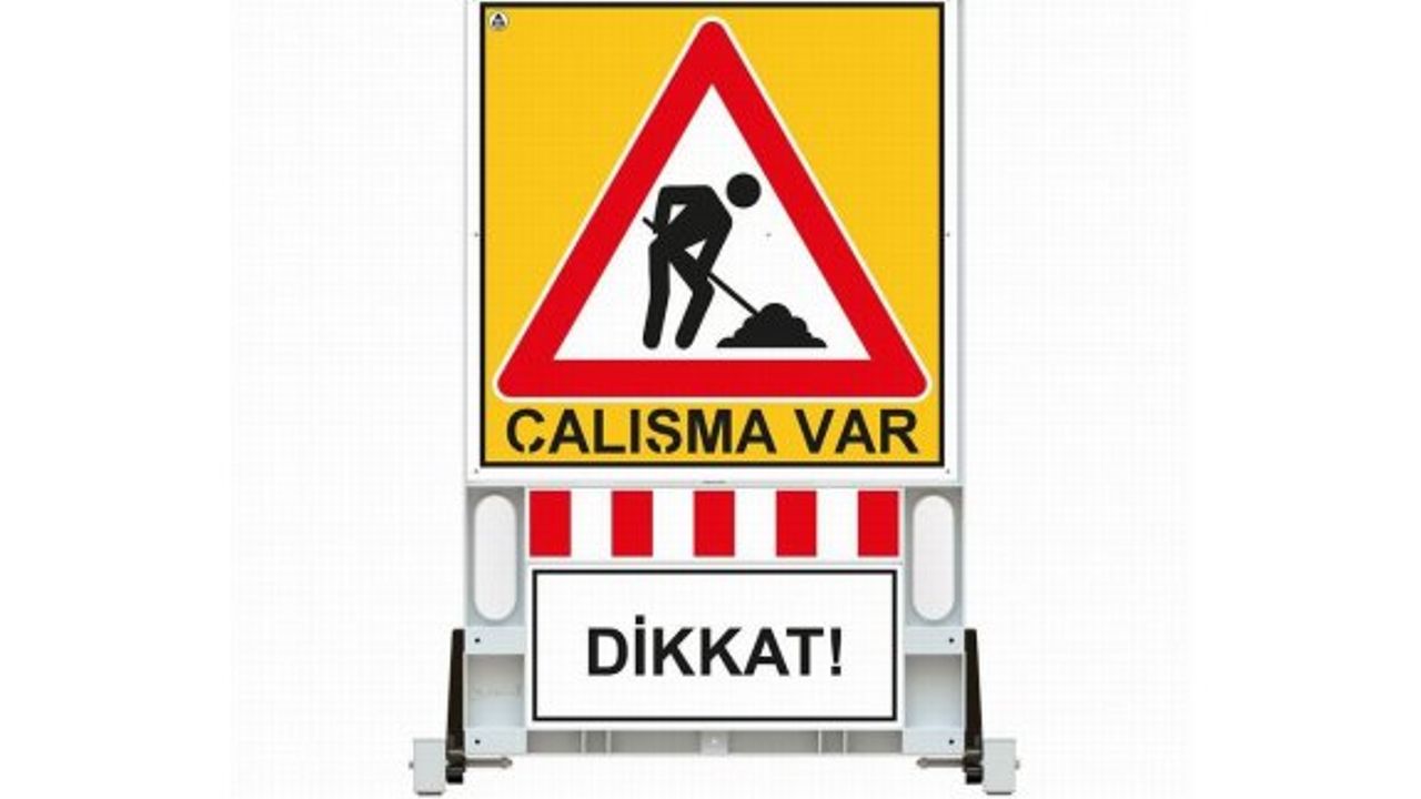 Ercan-Akıncılar arasında trafik tek şeritten verilecek