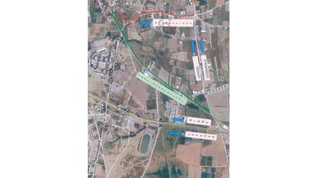 Minareliköy yolunun bir bölümü bugünden itibaren 3 gün araç trafiğine kapalı olacak