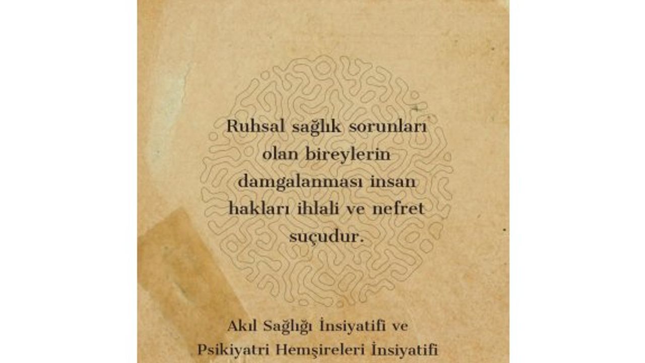 Akıl Sağlığı İnsiyatifi ile Psikiyatri Hemşireleri İnsiyatifi’nden ortak basın açıklaması...