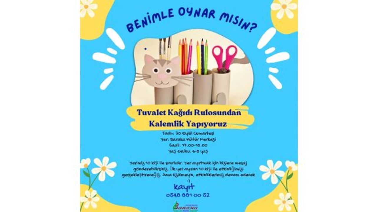 Baraka Kültür Merkezi’nden çocuklara yönelik etkinlik