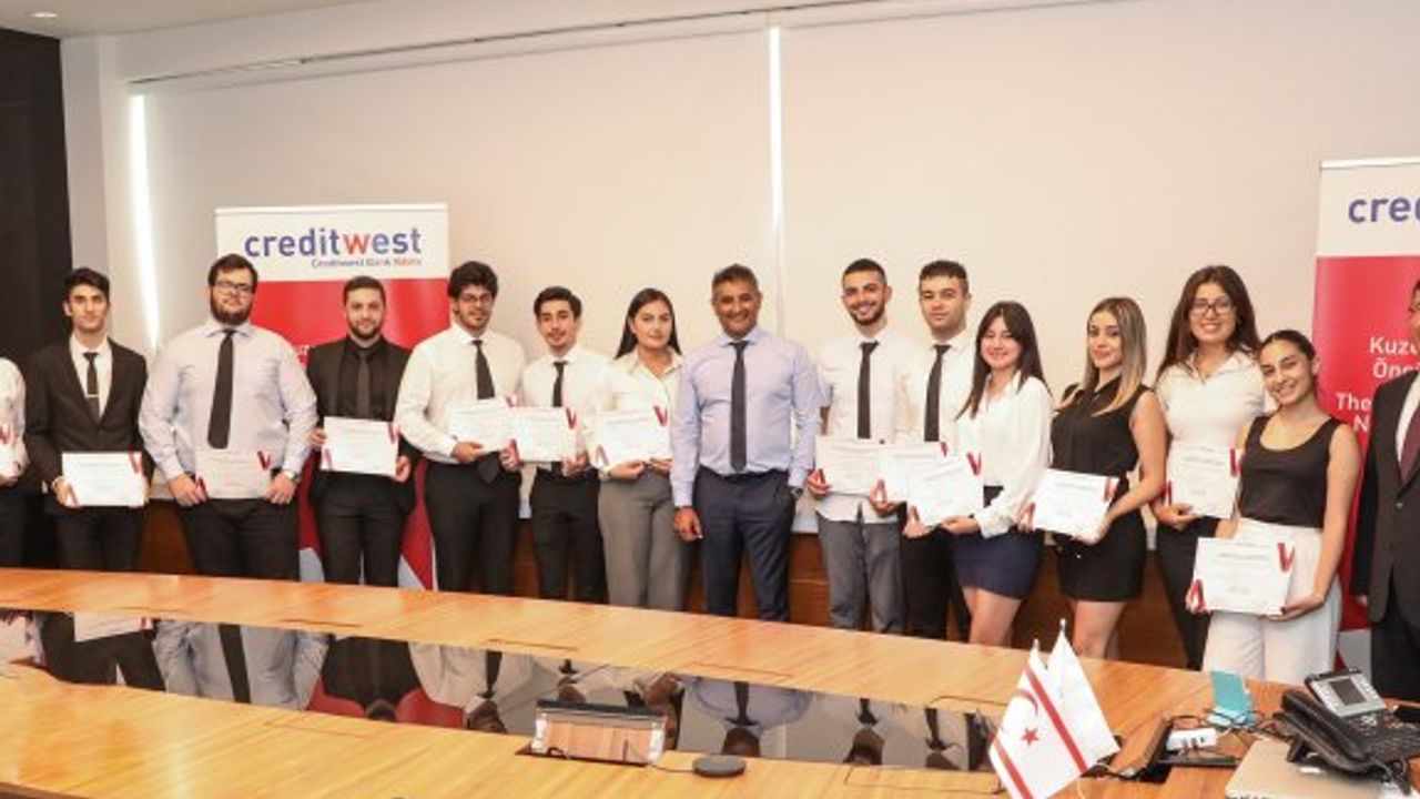Creditwest Bank’ın her yıl düzenlediği bankacılık ve yazılımla ilgili staj programları tamamlandı