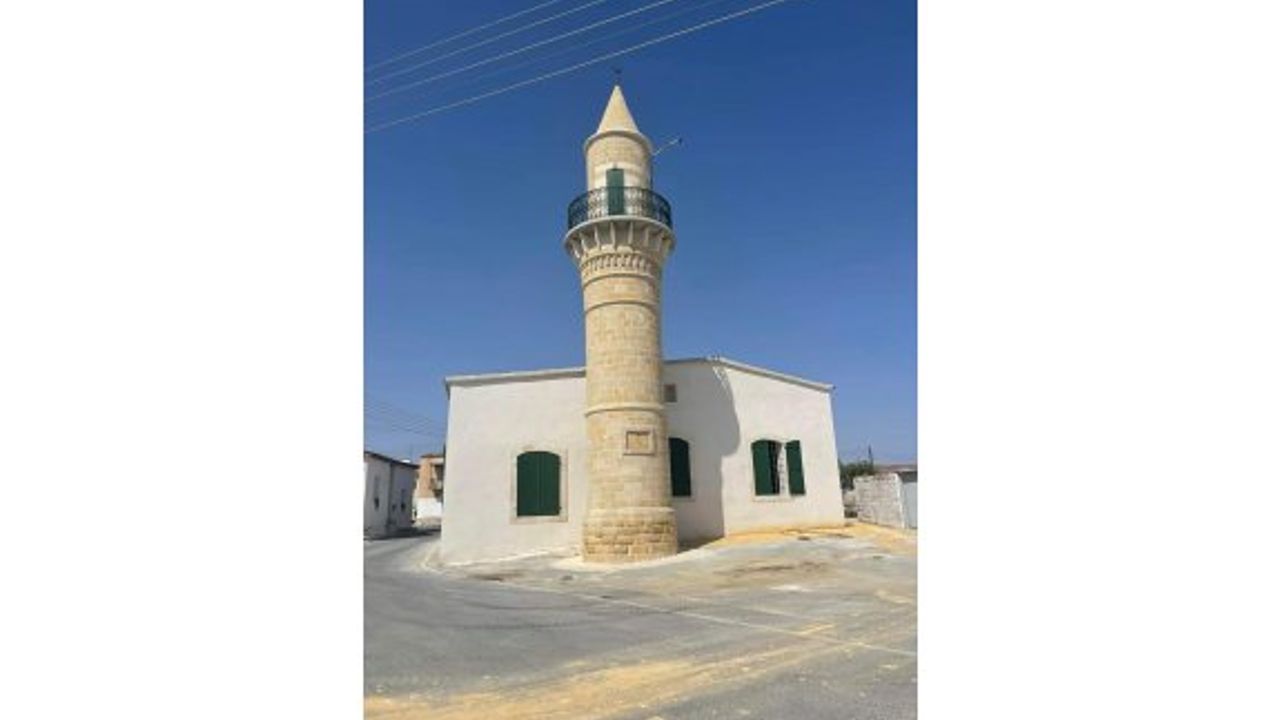 Larnaka’daki Vuda Caminin koruma çalışmaları tamamlandı