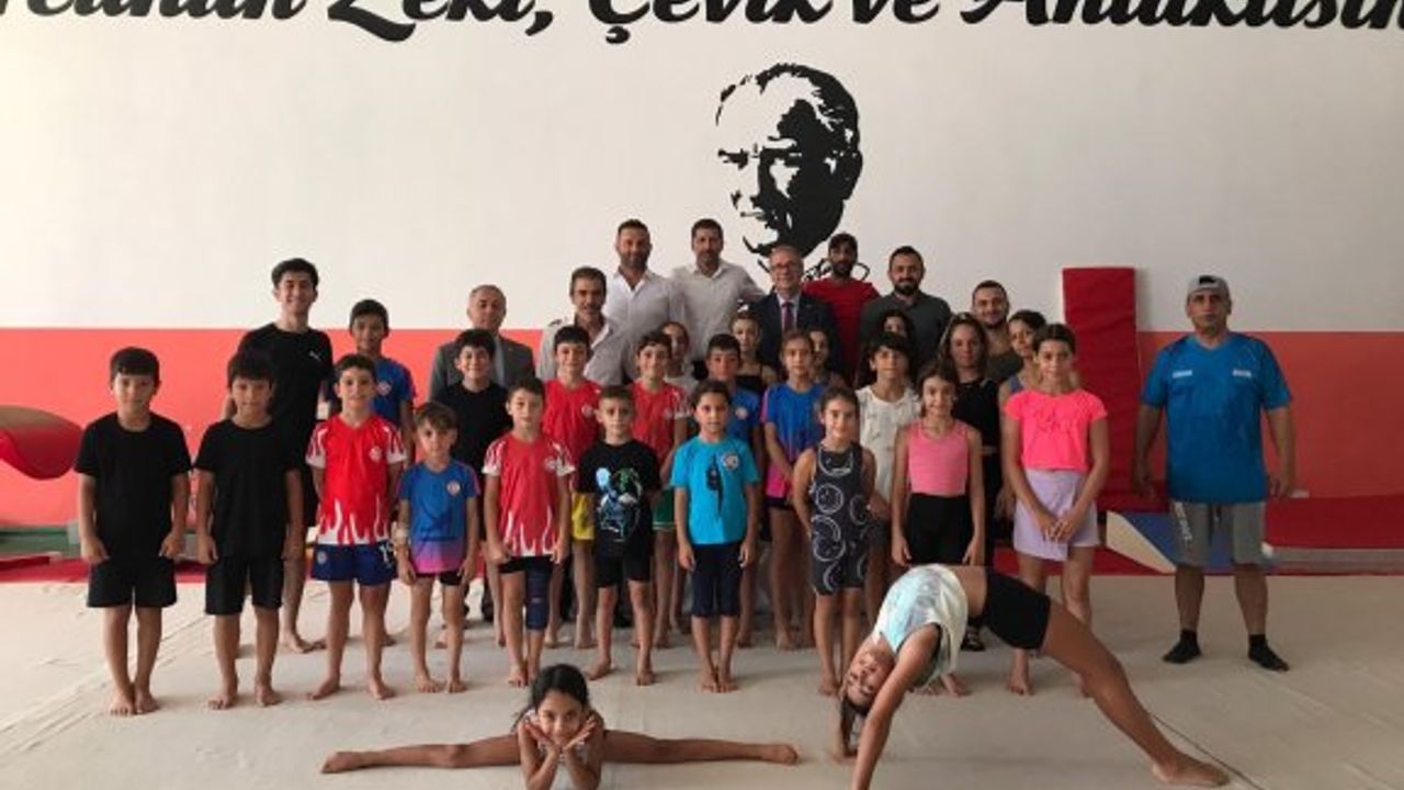 MOK heyeti, Cimnastik Federasyonunu ziyaret etti