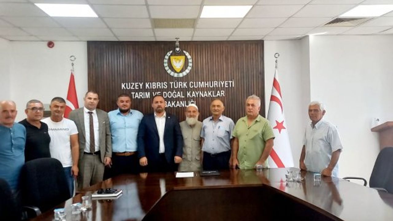 Tarım Bakanı Çavuş Harup Üreticileri Birliği’ni kabul etti