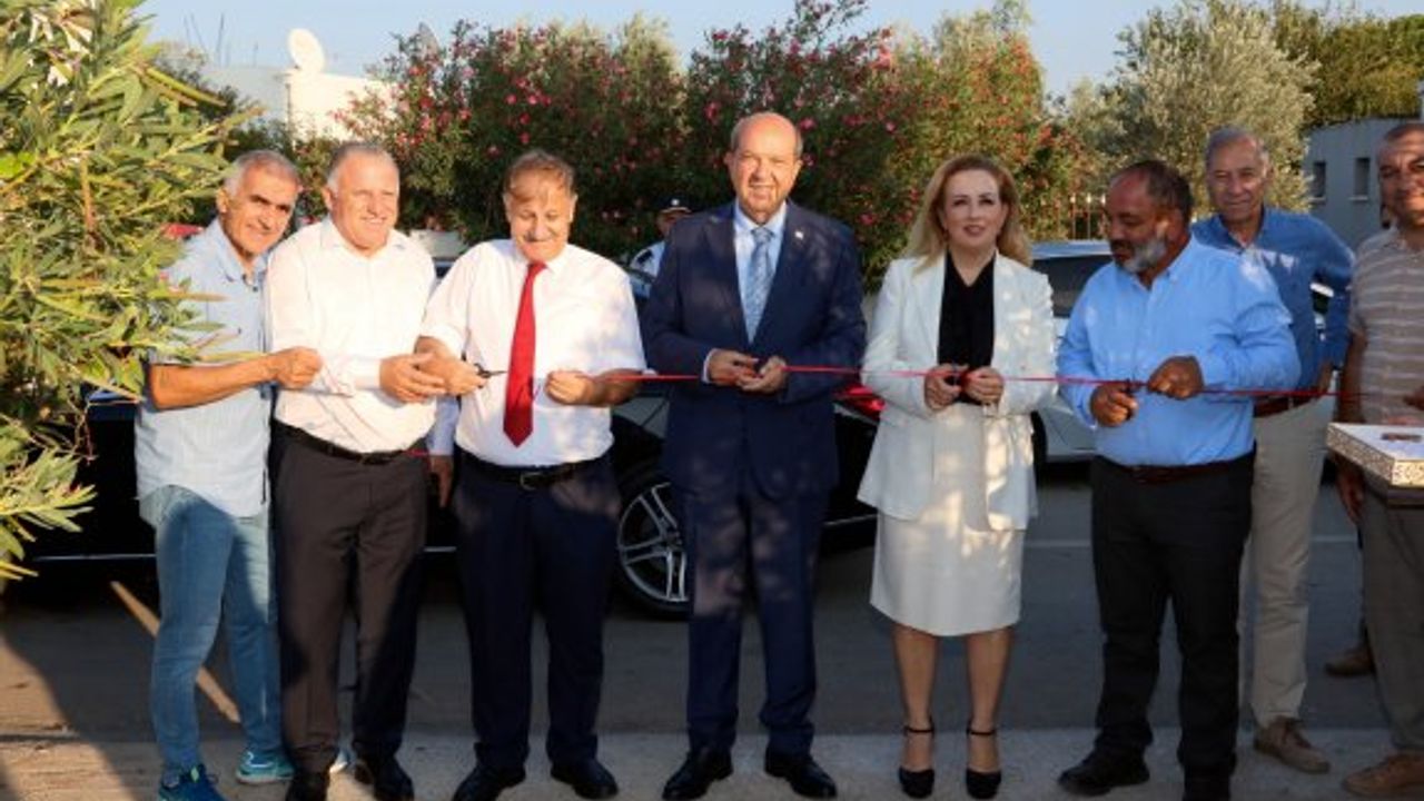 Cumhurbaşkanı Ersin Tatar ve eşi Sibel Tatar, Güneşköy Geleneksel Nar Festivali’nin açılışına katıldı