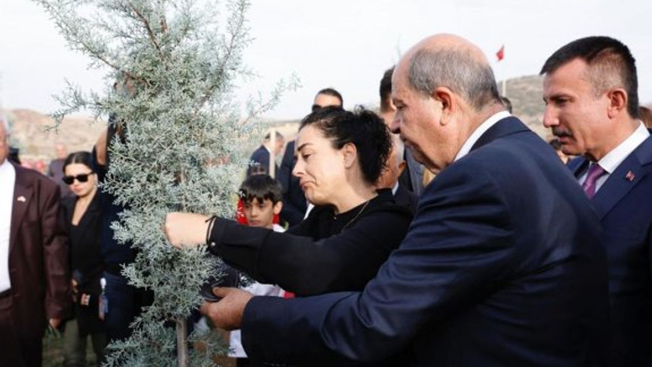Deprem kurbanı 49 KKTC vatandaşı anısına Ankara’da fidan