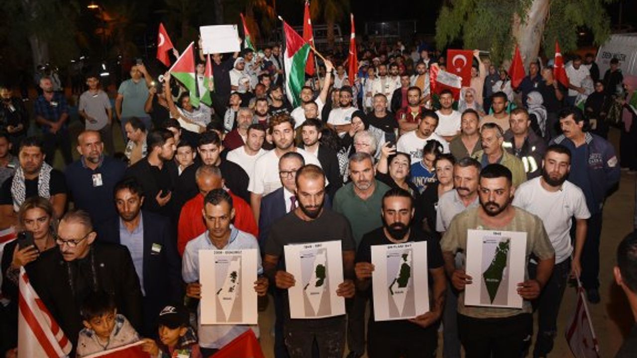 İsrail’in Gazze'de sivilleri hedef alan saldırıları Lefkoşa’da kınandı