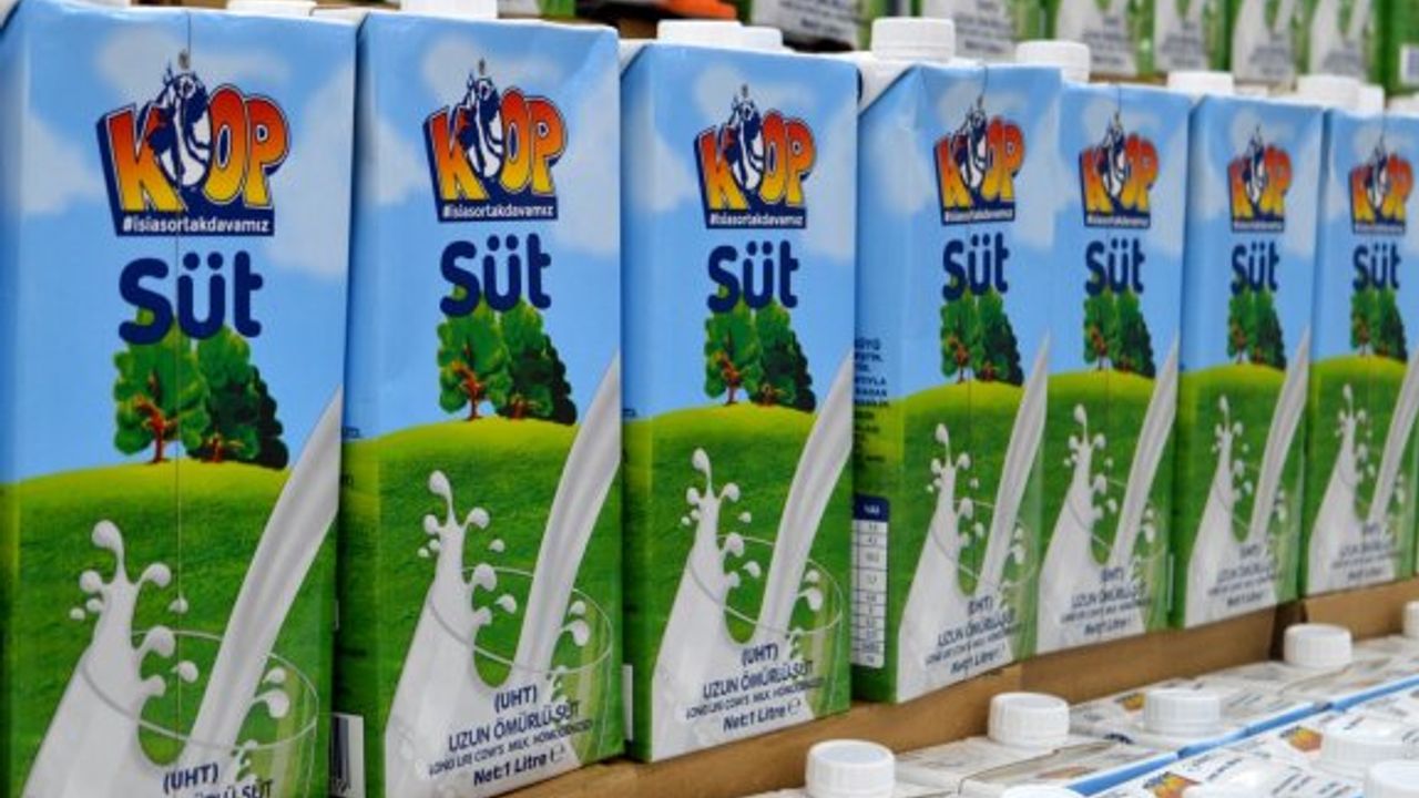 Koop Süt’ün “İsias Ortak Davamız” logolu ürünleri raflarda