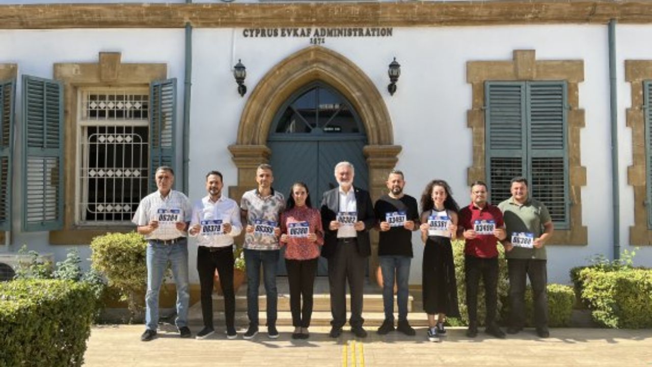 Lefkoşa Maratonu’na Kıbrıs Vakıflar İdaresi’de katkı sağladı