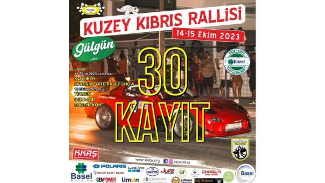 Ralliciler Girne Kapısı’nda  görsel şov yapacak