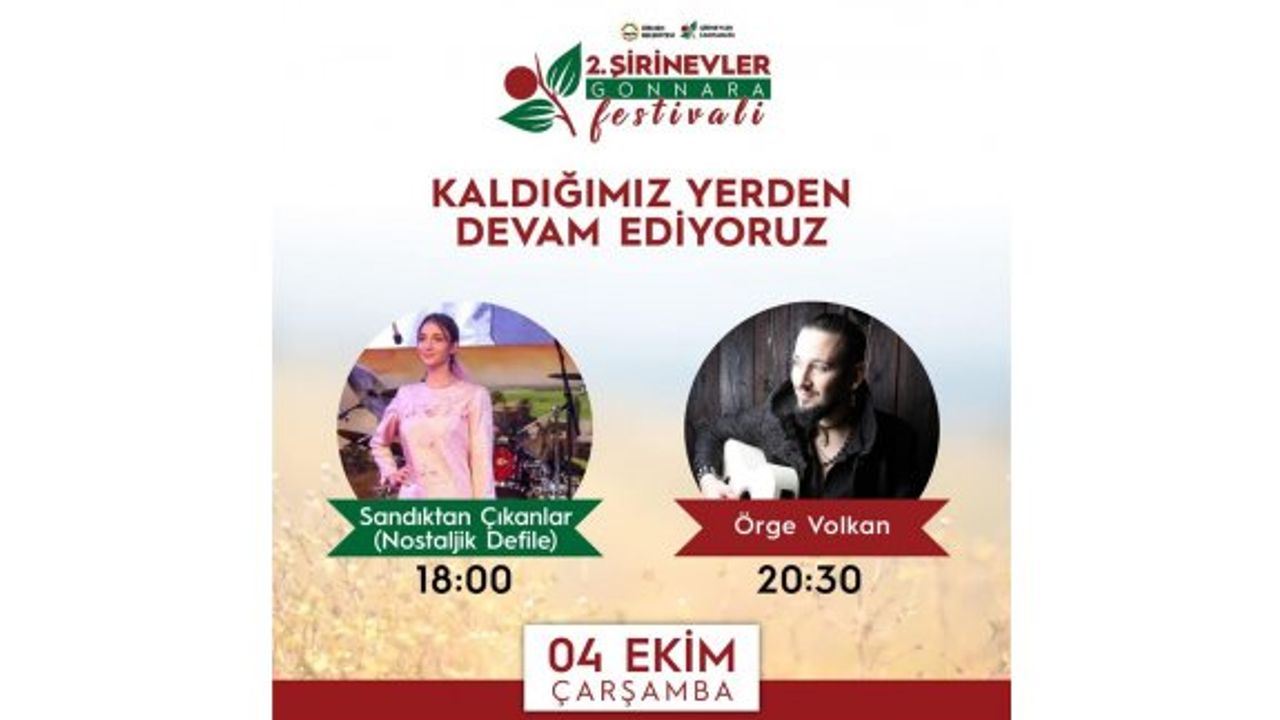 Şirinevler Gonnara Festivali yarın akşam defile ve konserle tamamlanacak