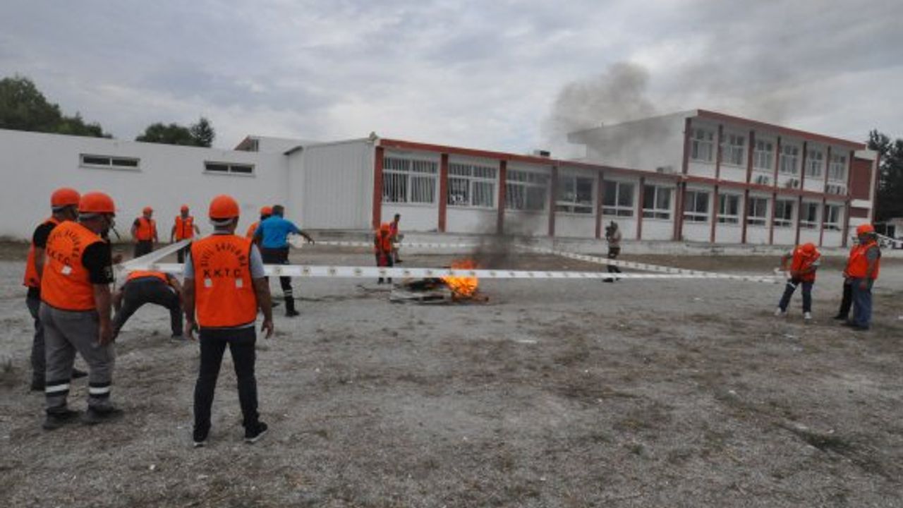 Sivil Savunma Teşkilatı ve Değirmenlik- Akıncılar Belediyesi ortak tatbikat yaptı
