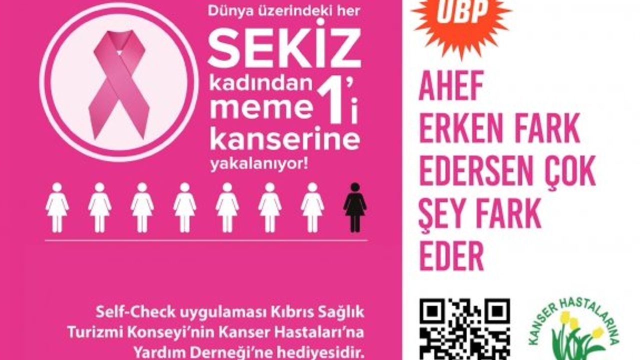 UBP yarın “Kansere Göğüs Gerelim” yürüyüşü düzenliyor