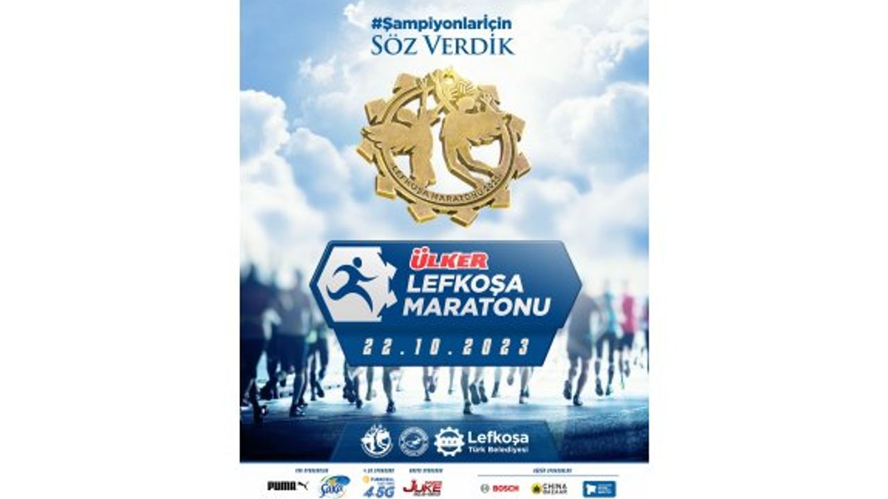Ülker Lefkoşa Maratonu’na kayıtlar  9 Ekim Pazartesi başlıyor