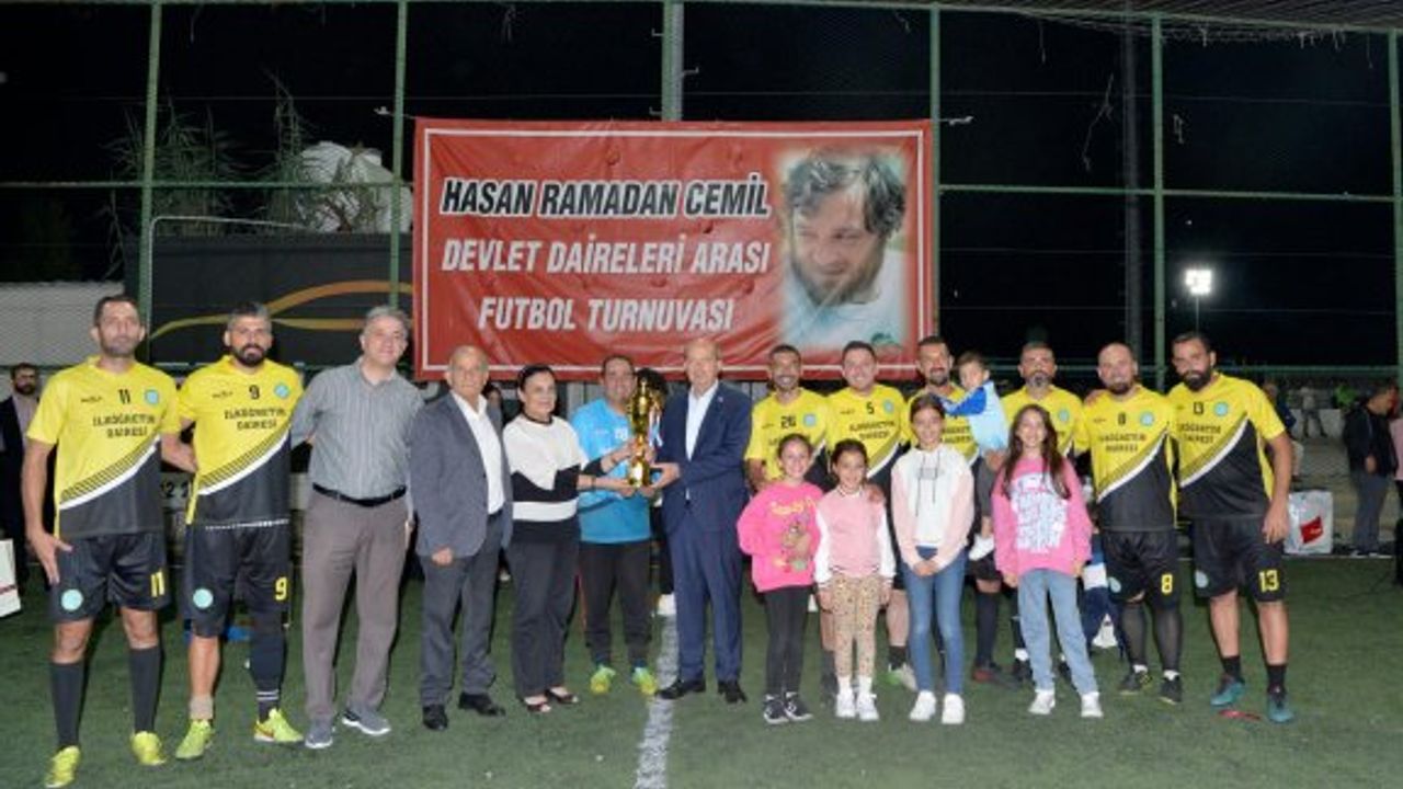 Hasan Ramadan Cemil Turnuvasında  şampiyon İlköğretim Dairesi